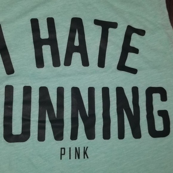 Pink I Hate Running Tank - Picture 3 of 3